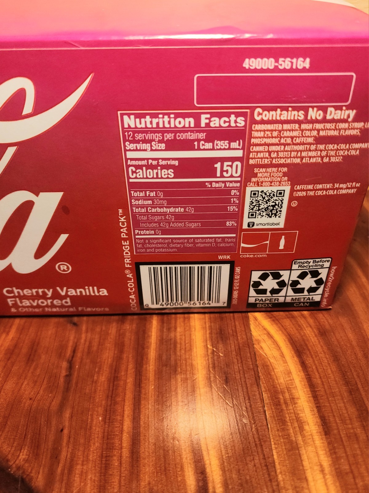 Coca Cola Cherry Float Soda, 12 Pack of 12 fl oz Cans Coke