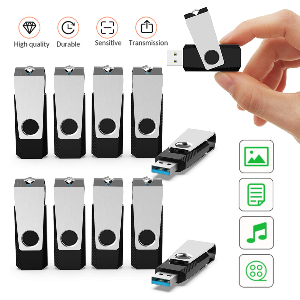 Wholesale 1/ 5/ 10/ 20/ 30PCS USB 2.0 Flash Drives 4GB 8GB 16GB 32GB 64GB 128GB
