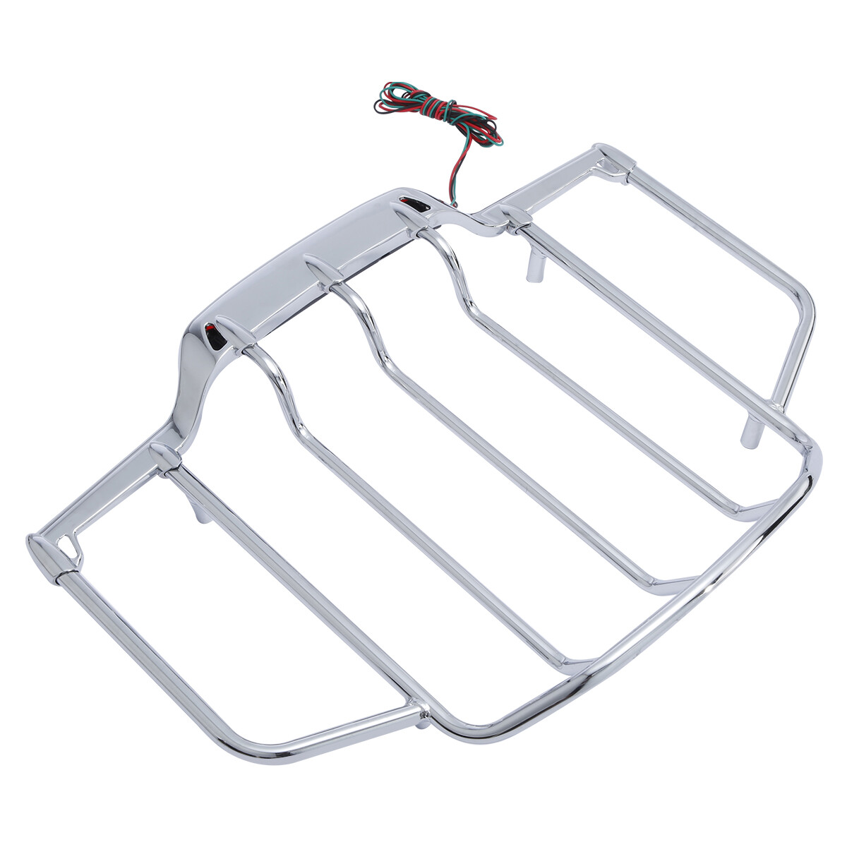 Luggage Rack W/LED Light Fit For Harley Trunk Tour Pak Pack 93-13 Air Wing