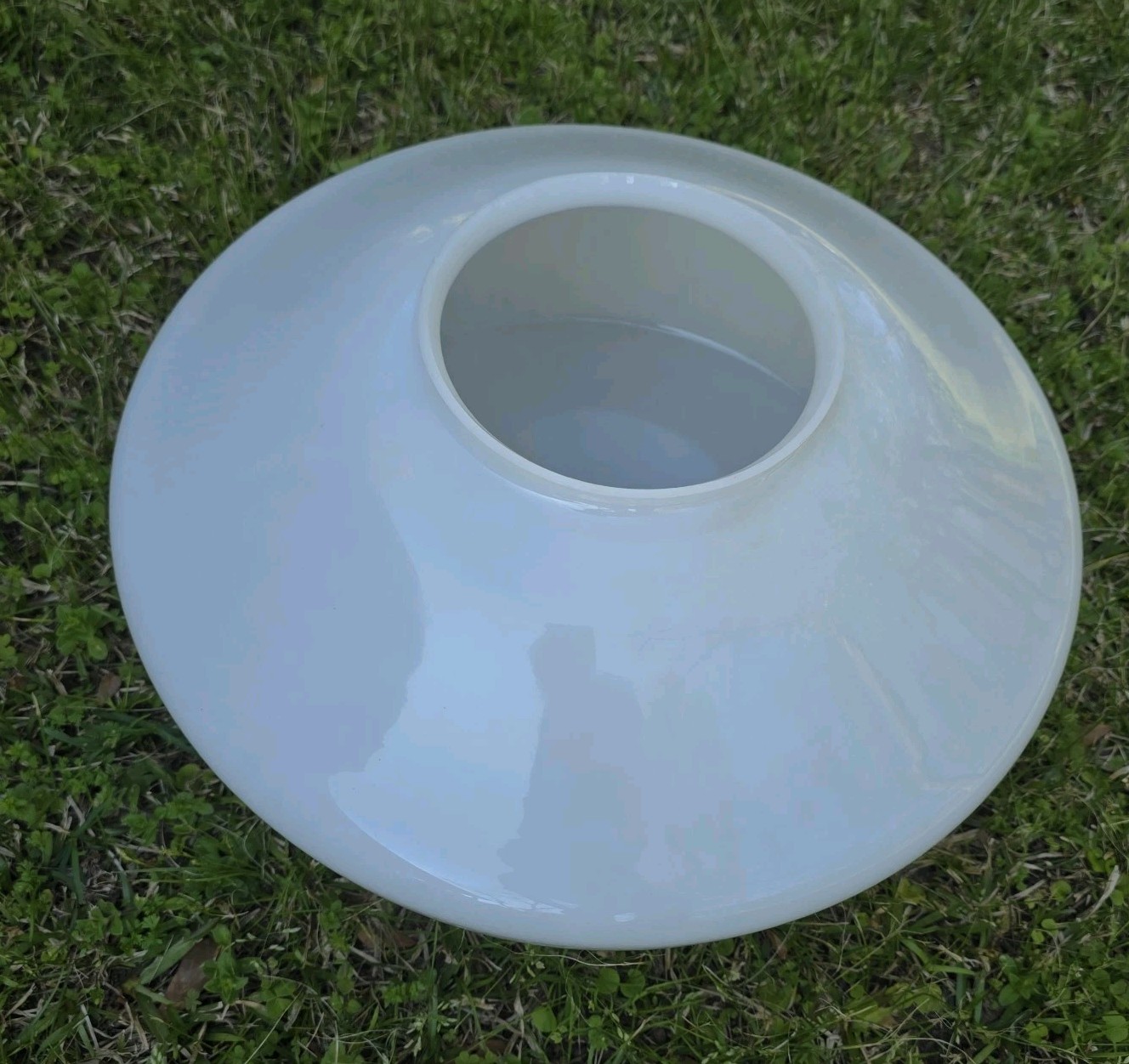 Vintage Schoolhouse Light Milk Glass Globe Large Farmhouse Restoration