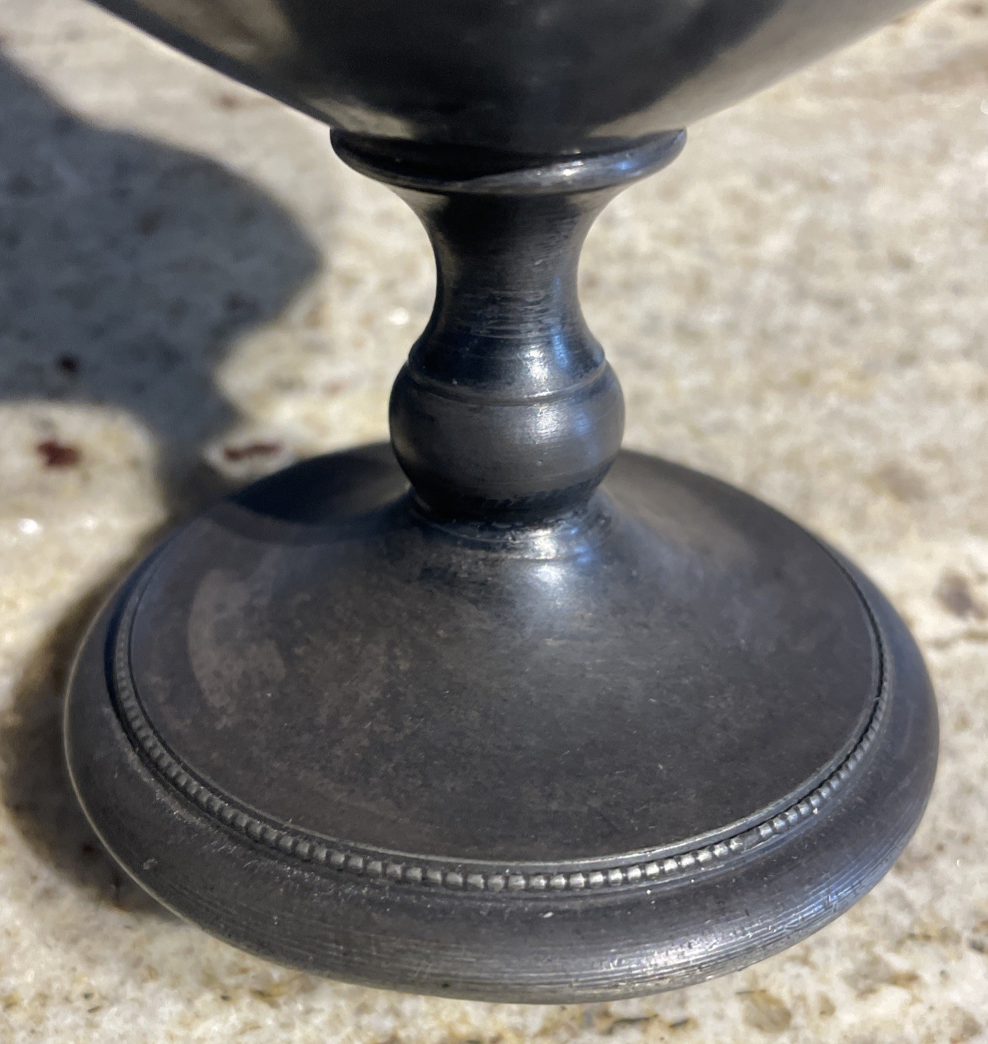 1909 Vintage Victor Silver Co. Quadruple Plate #2021 Goblet/Cup Etched “XMAS 09”