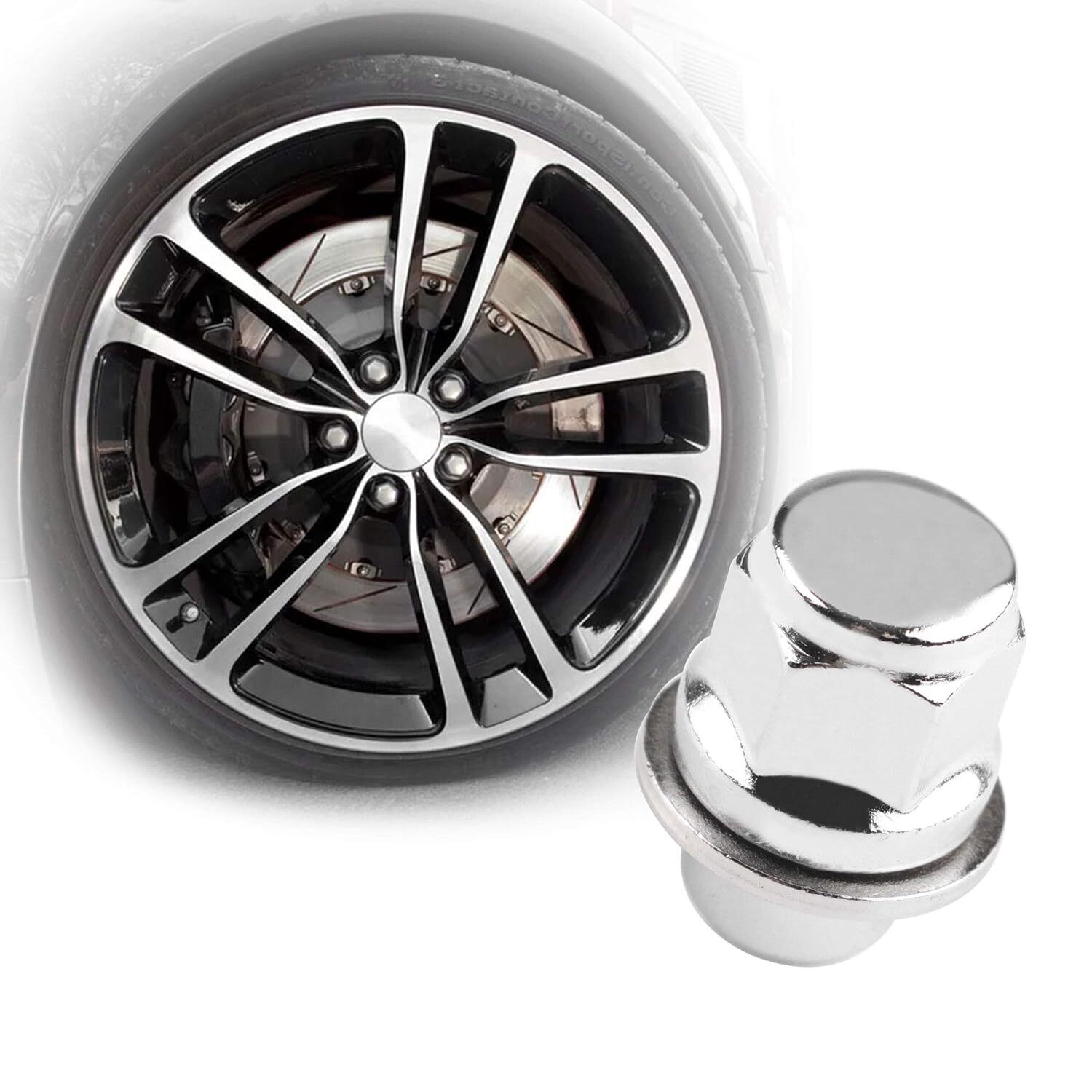 20pcs Chrome Lug Nuts For Nissan Infiniti 12x1.25 OEM Factory Style Mag Type