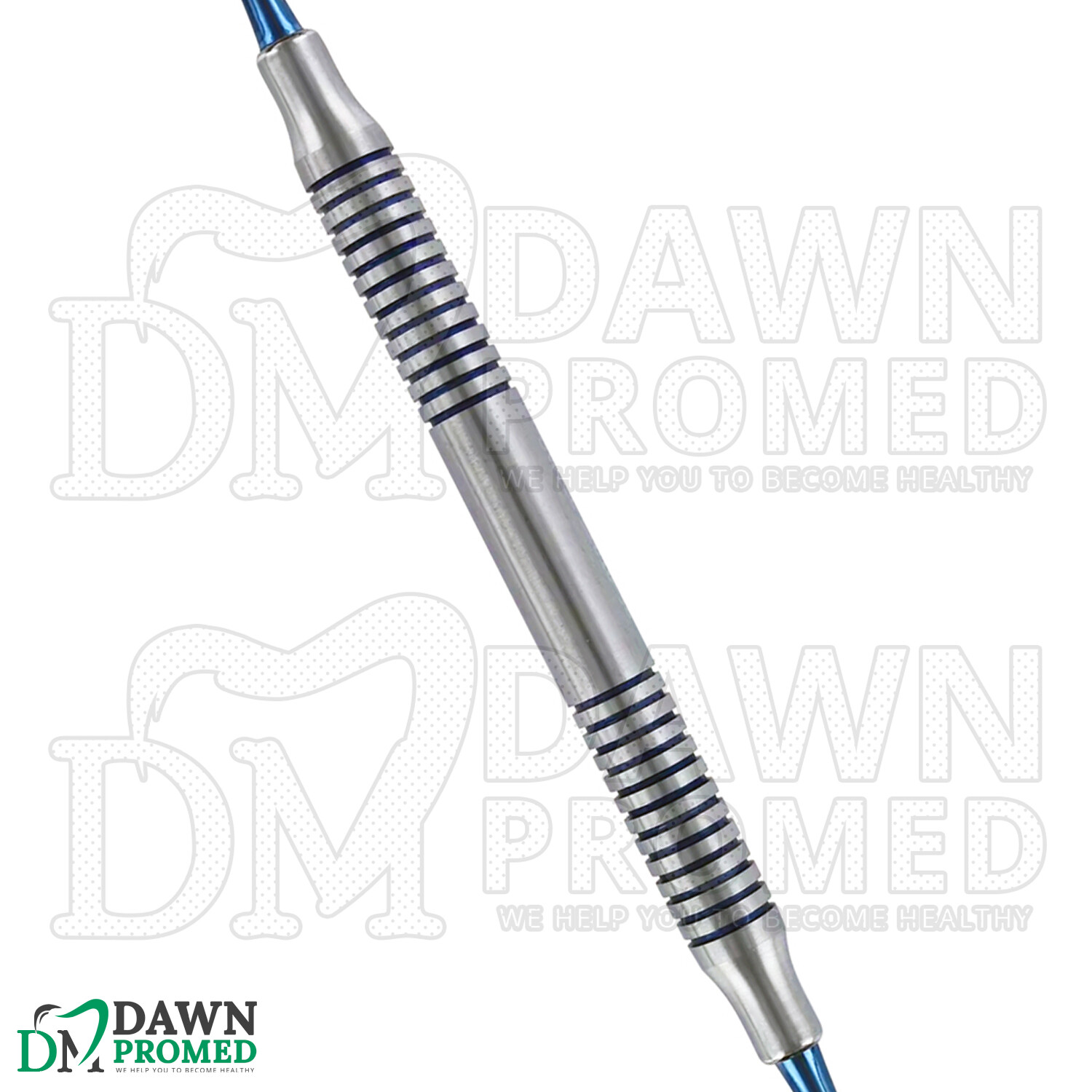 Dental Periosteal Elevator Molt # 9 Blue Titanium Coated Double Ended German Gr