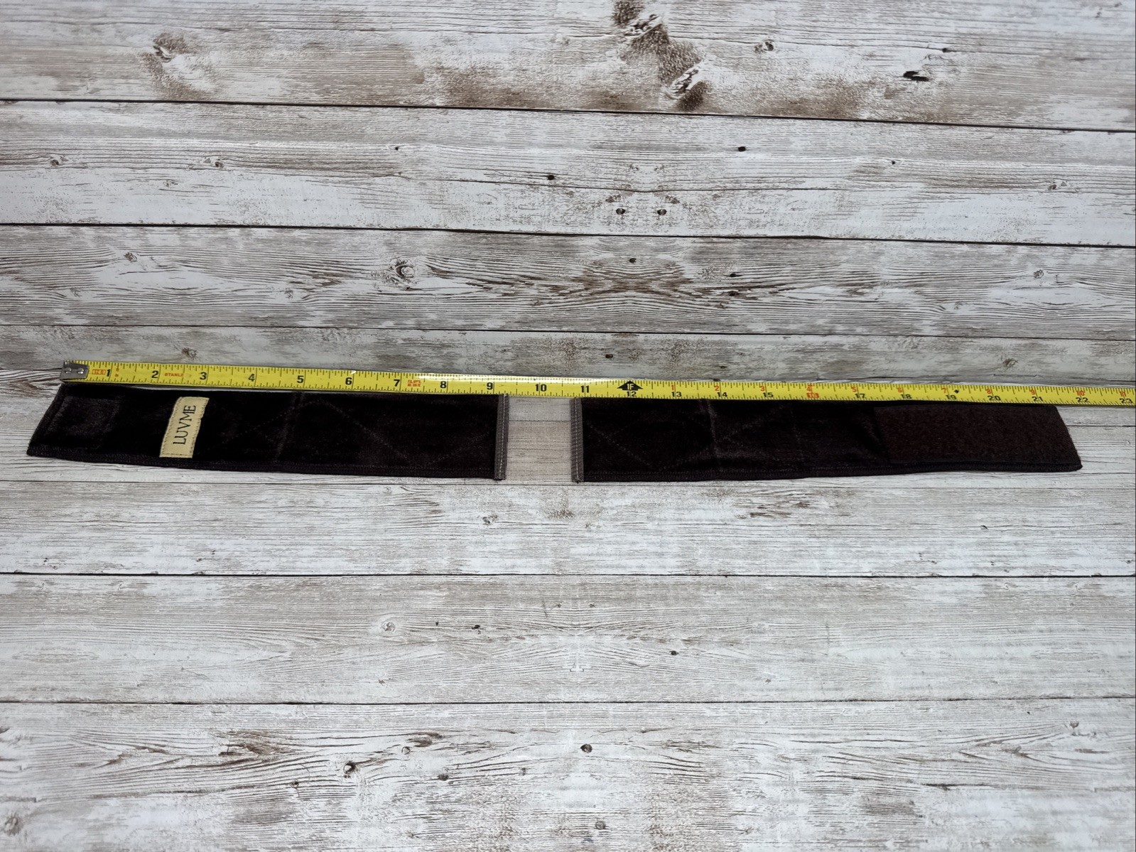 LUVME Adjustable Wig Grip Band Non-Slip Soft Velvet, Keeps Wig In Place, Brown