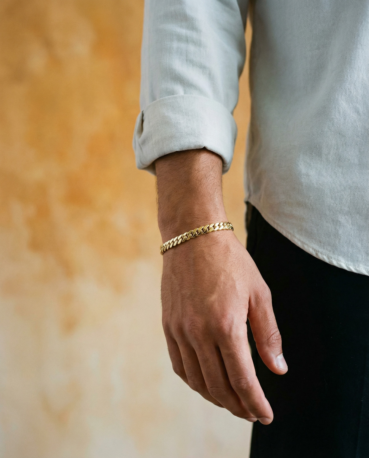 Heavy Men's 14k Gold Stamped Miami Cuban Link Bracelet 8" Inches 5MM