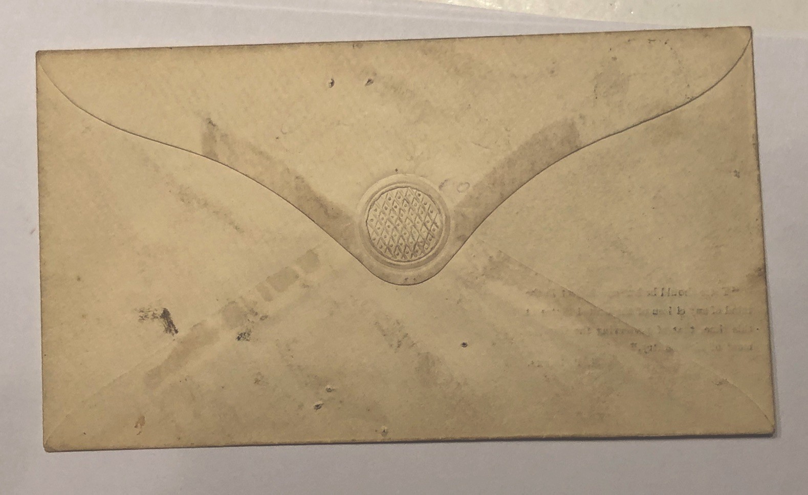 Rare Unused Civil War Patriotic Cover “ There Should Be But One …” N. P. Banks.