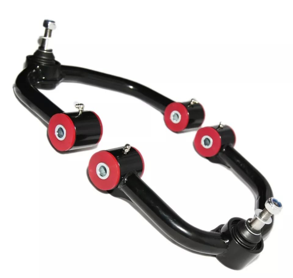 Front Upper Control Arms Compatible with Ford F-150Suspension Kits Tubular Black