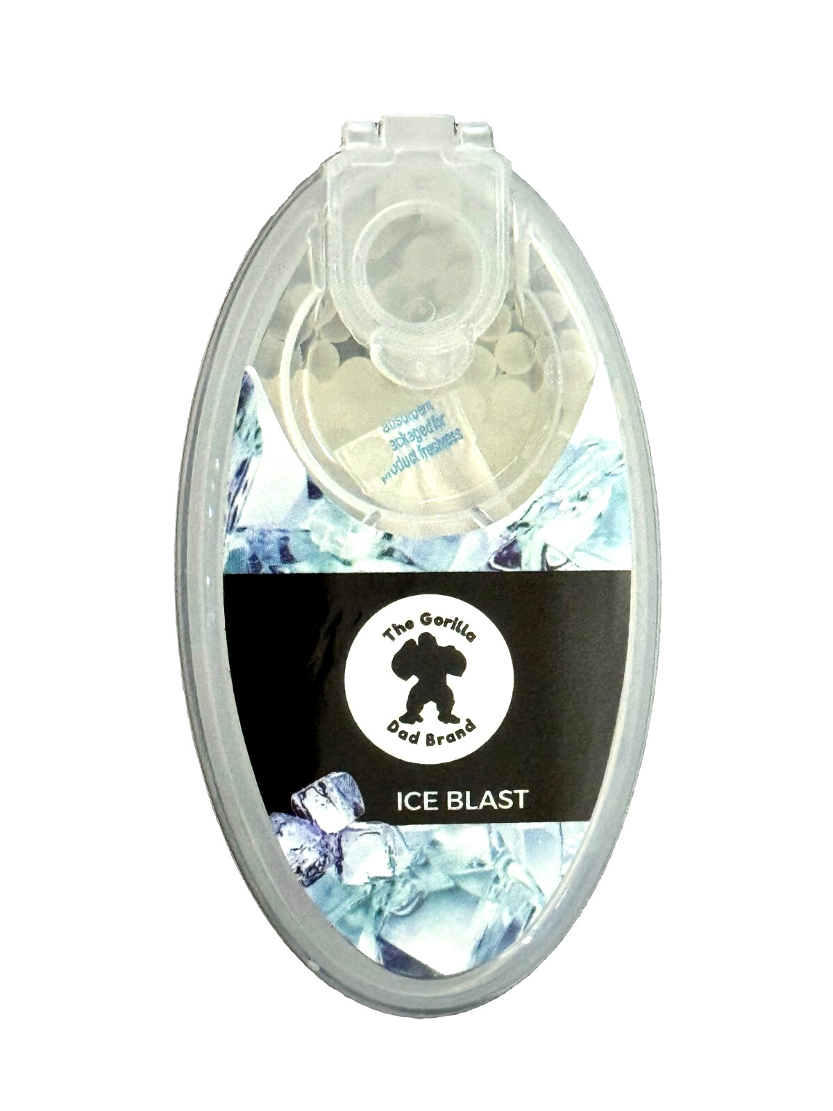 200 Count Black Ice Burst Beads - DIY Menthol Flavor Infusion Filter Capsules