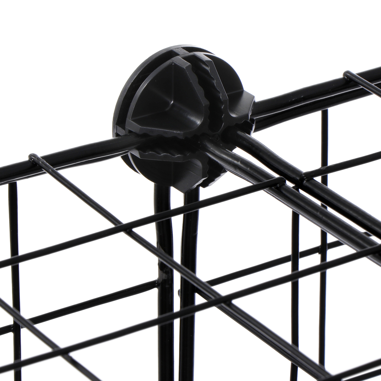 Wire Cube Storage Organizer Shelving 12-Cube Wire Shelves Rack Modular Bookshelf