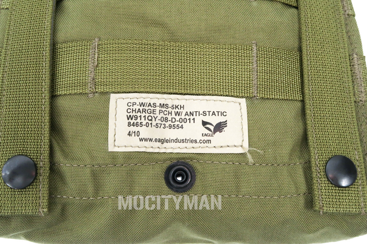 Eagle Industries Charge Pouch Khaki 12" x 8" x 2" With Anti-Static Lining USA