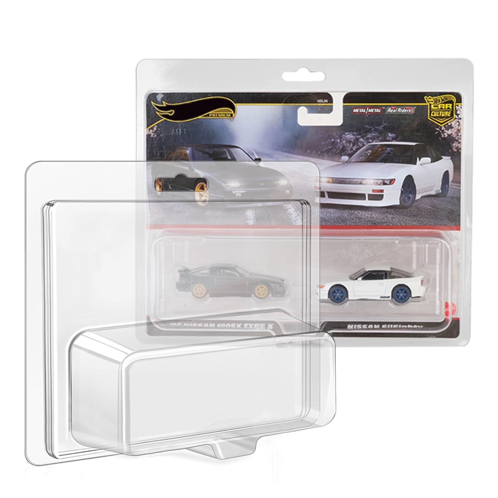Protector Case for Hot Wheels Car Culture 2 Pack 2025 Clamshell Blister Display