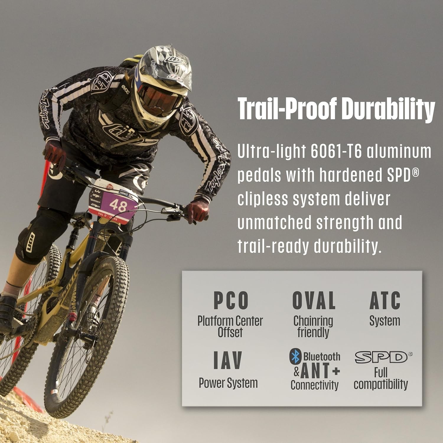 Favero Assioma PRO MX-1 MTB Power Meter Pedals with Extra SPD Cleats, Multi Tool