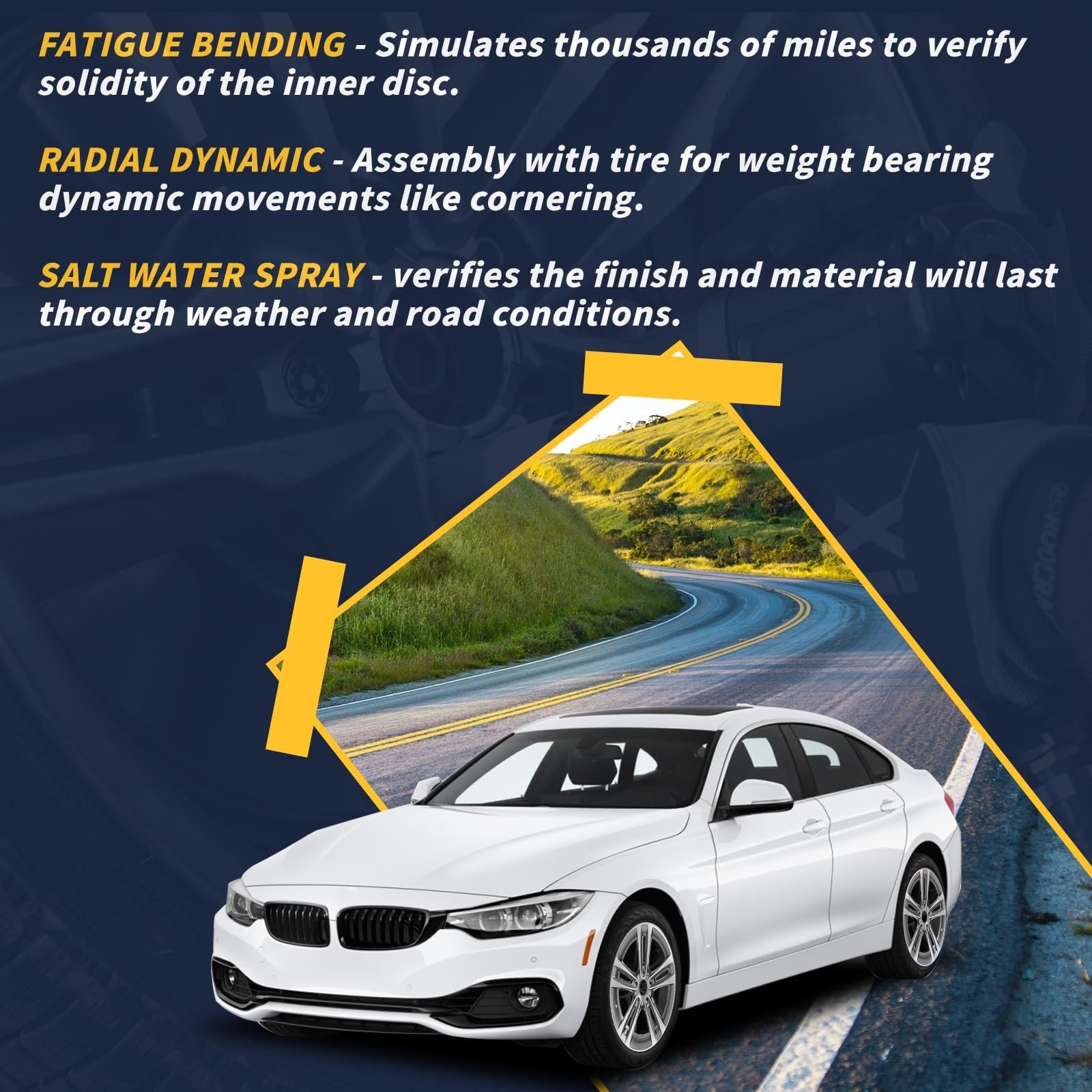 18" X 8" Wheel Rim Fits for BMW 3 Series 4 Series OEM Design Wheel 18" 18x8 M...