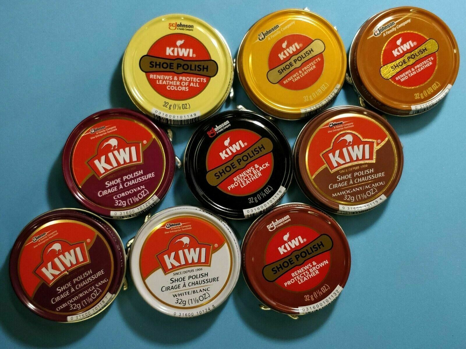 Kiwi Shoe Polish-Boot Polish 32g can Assorted Colors Available PIC-A COLOR