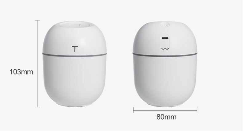 220ml Portable USB LED Mini Car Home Humidifier Aroma Oil Diffuser Mist Purifier