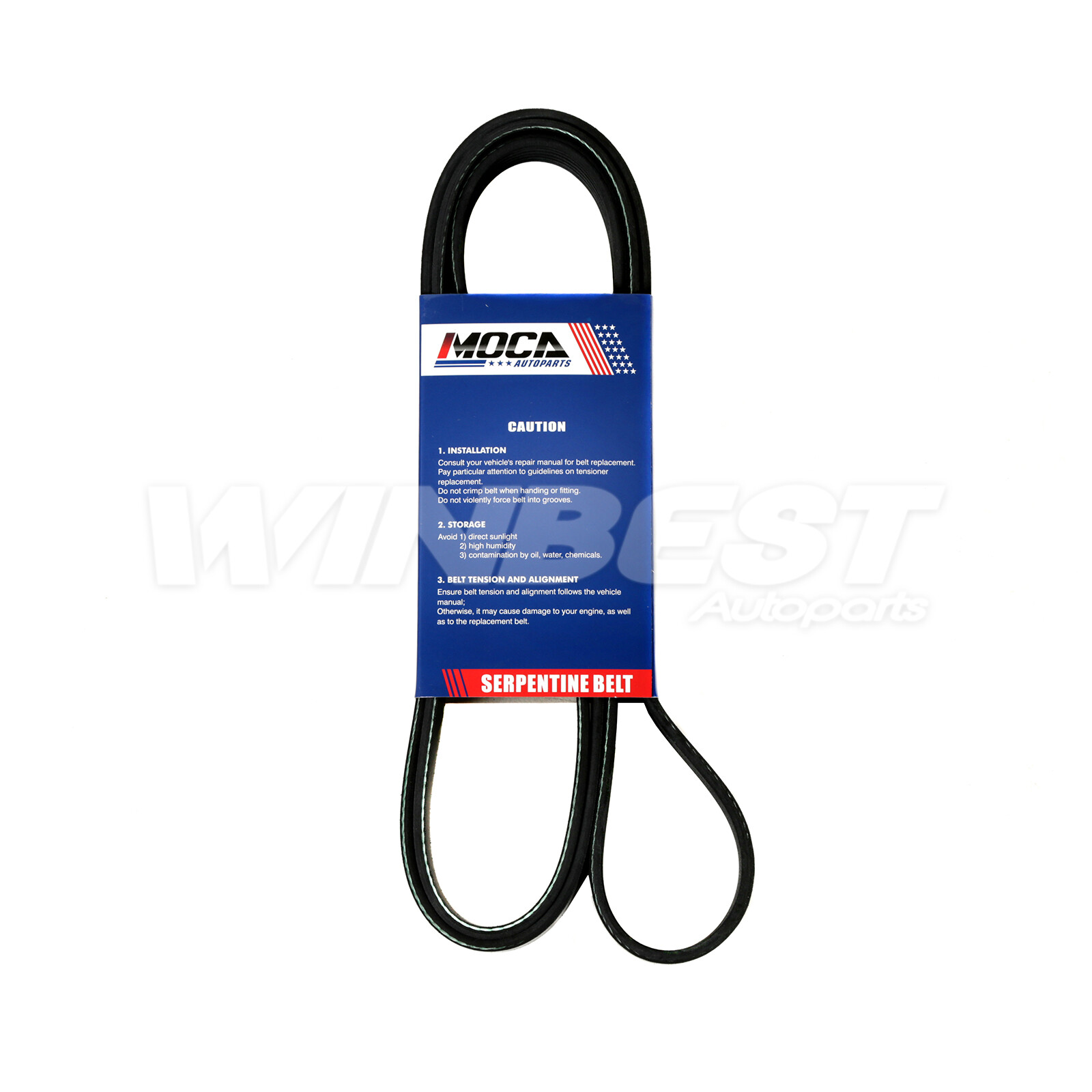 EPDM Serpentine Belt 6PK2020 for Chrysler Dodge Cadillac Ford Jeep Ram Saturn