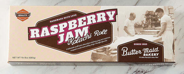 Raspberry Jam Kolachi Roll