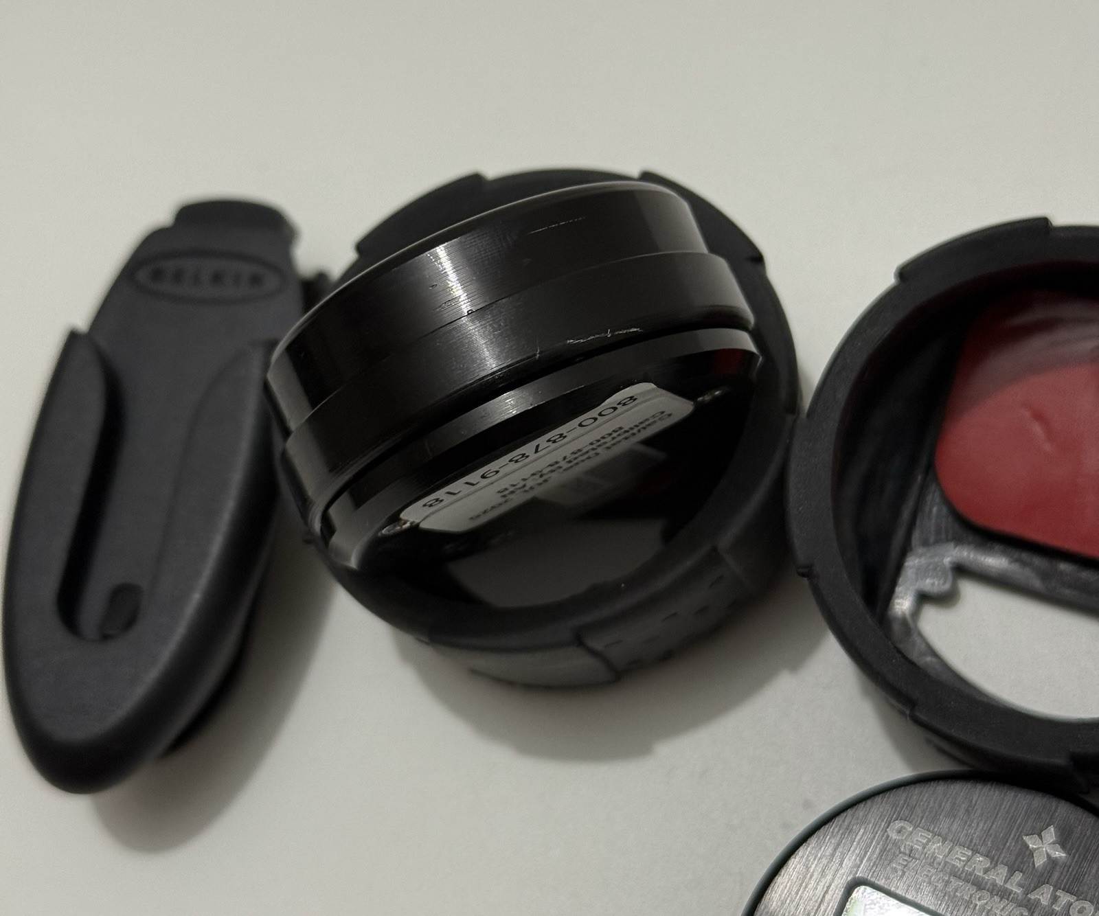 Lot of 5 - General Atomics Dose Gard Personal Radiation Dosimeter *Needs Battery