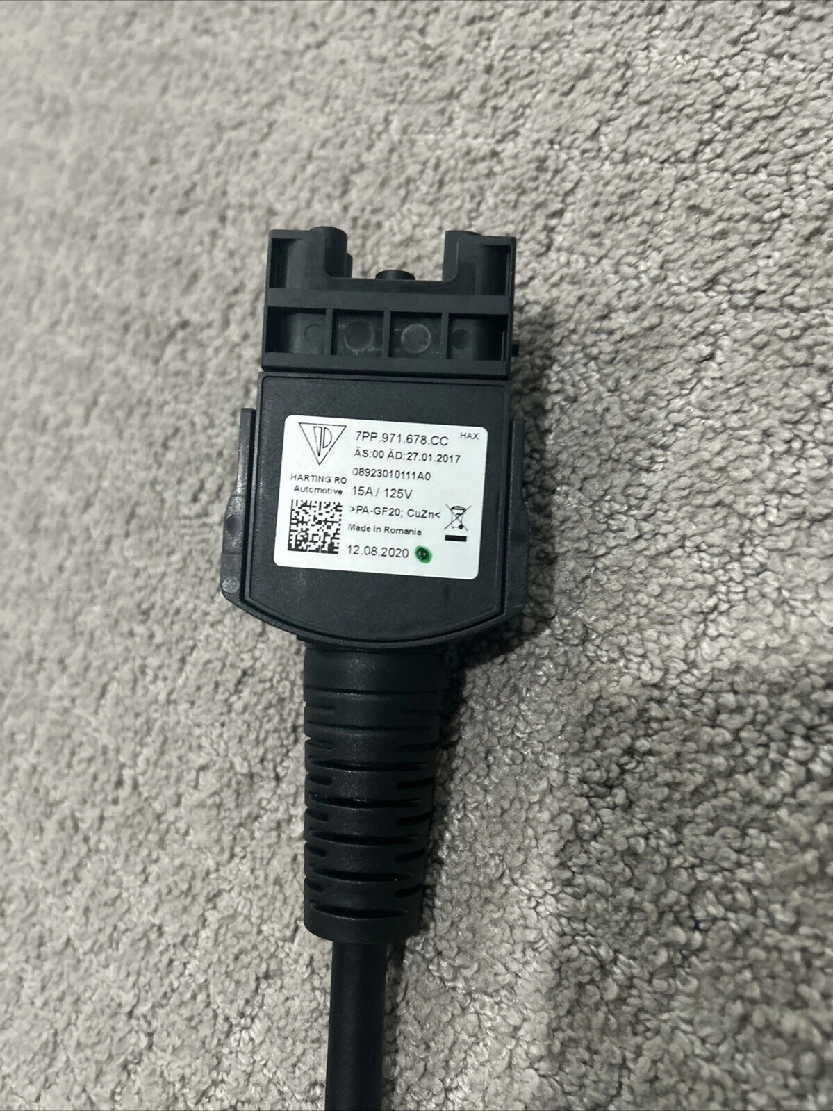 Porsche Audi NEMA 5-15 EV Charger adapter Charging plug Universal station 120v