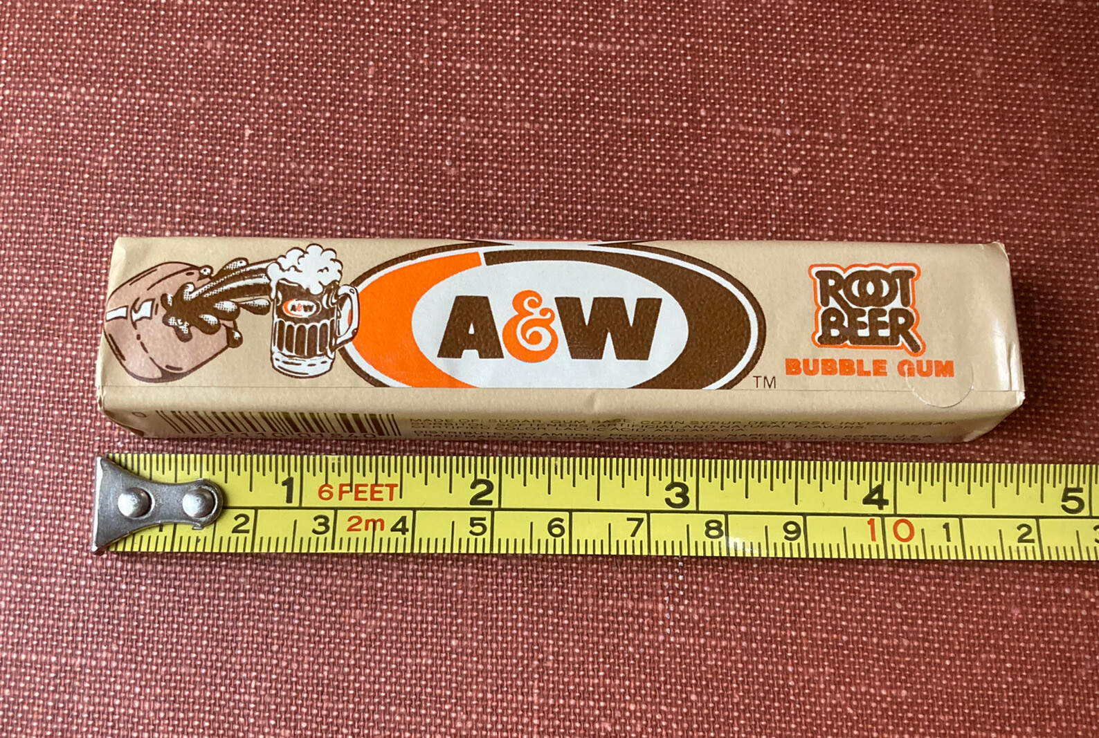 UNOPENED! Vtg 1983 A&W Root Beer Giant Liquid Center Bubble Gum Pack 80s RARE!