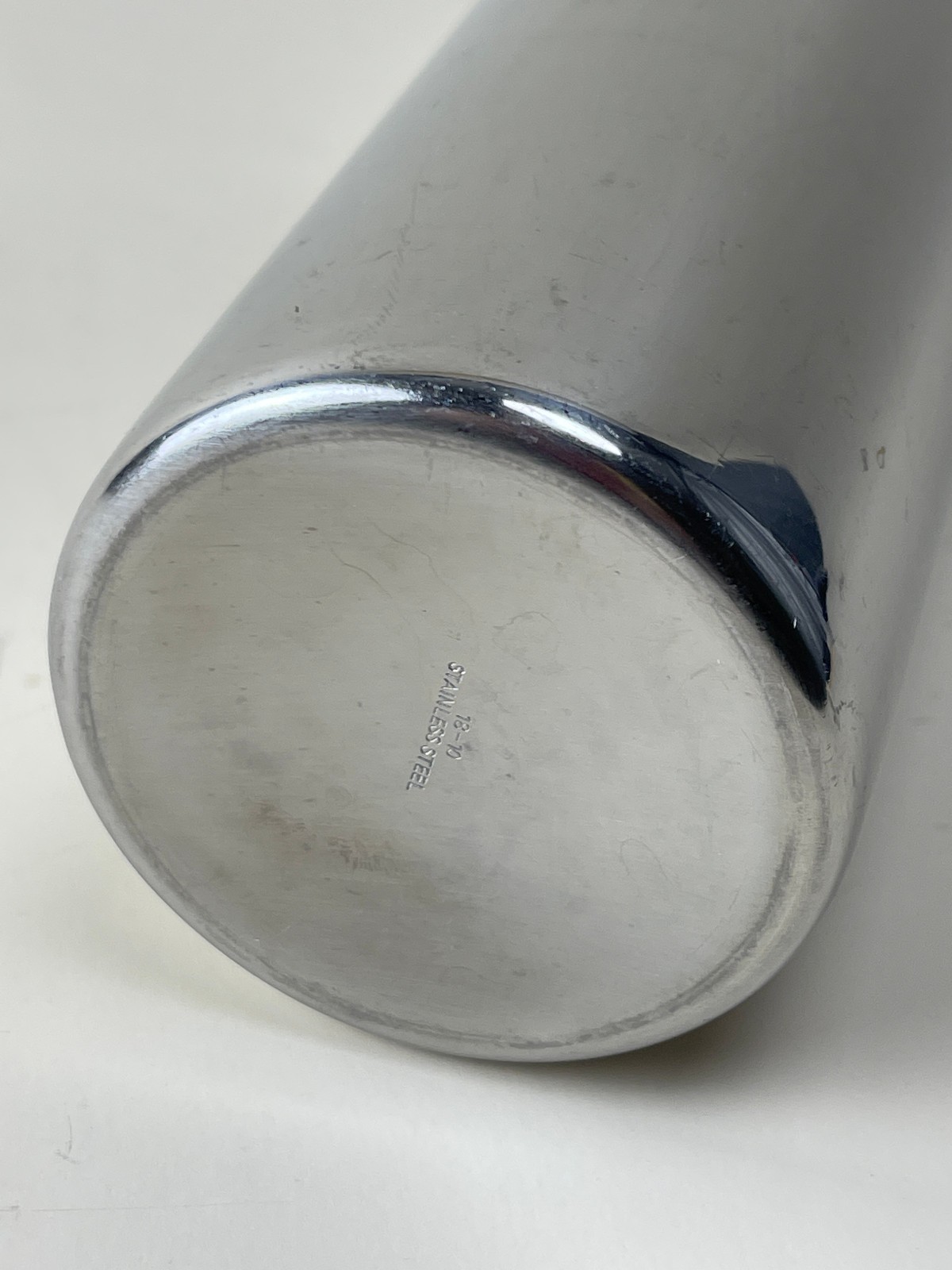 Vintage Stainless Steel Bullet Cocktail Shaker 18-10 MCM 11"