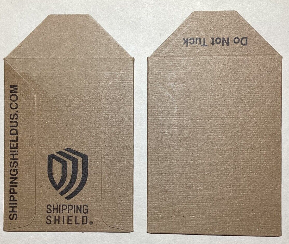 50 Shipping Shield Sports And Trading Card Shipping Protector