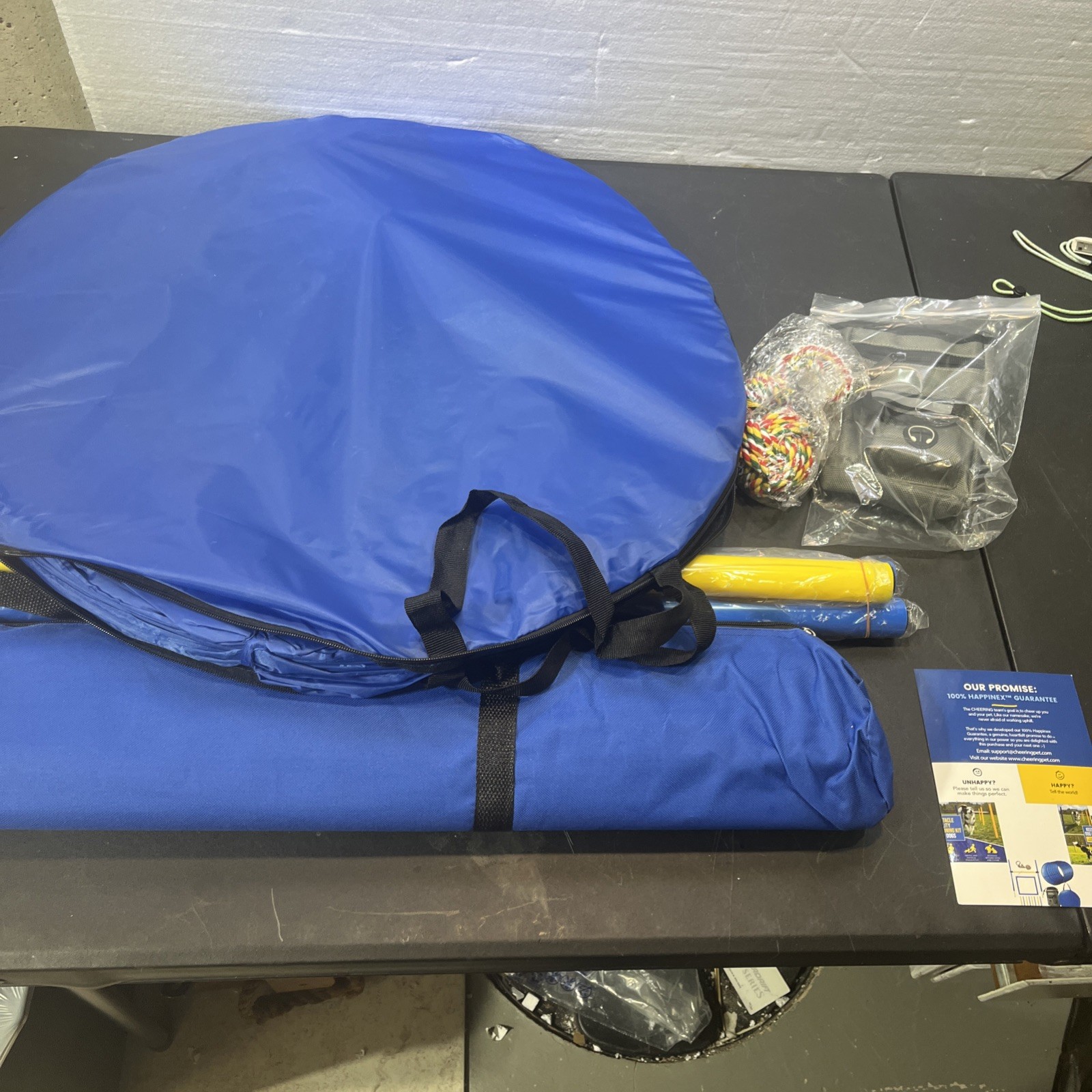 Cheering Pet Dog Agility Obstacle Course Starter Kit – New in Box