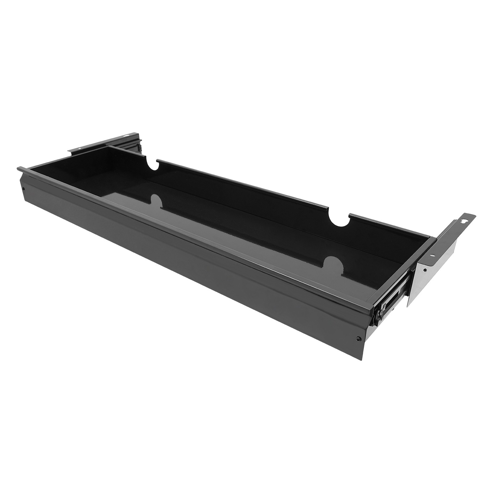 Under Desk Mounted Sliding Pull-out Drawer Storage Organizer Pull-out Drawer