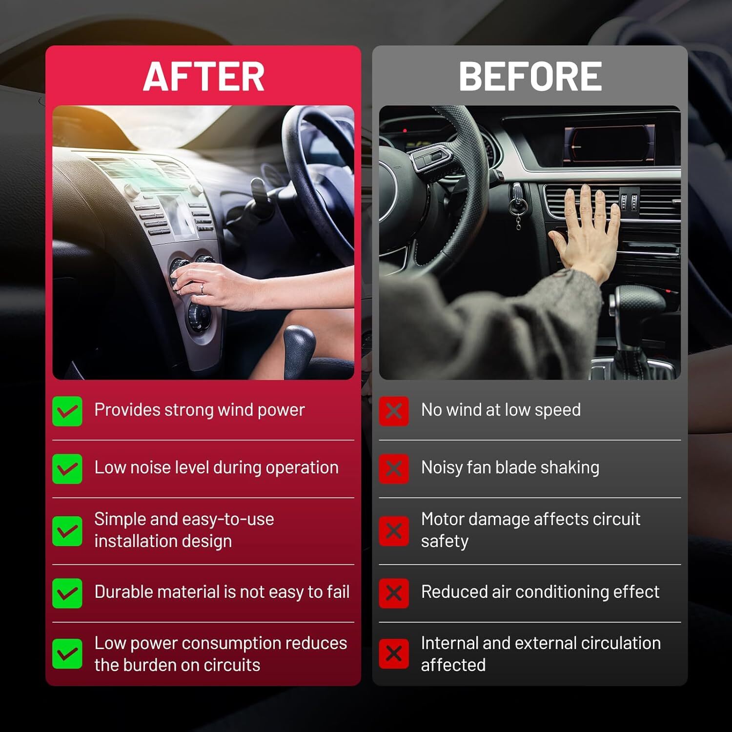 HVAC Heater Blower Motor Fan for Chrysler Town & Country Dodge Grand Caravan