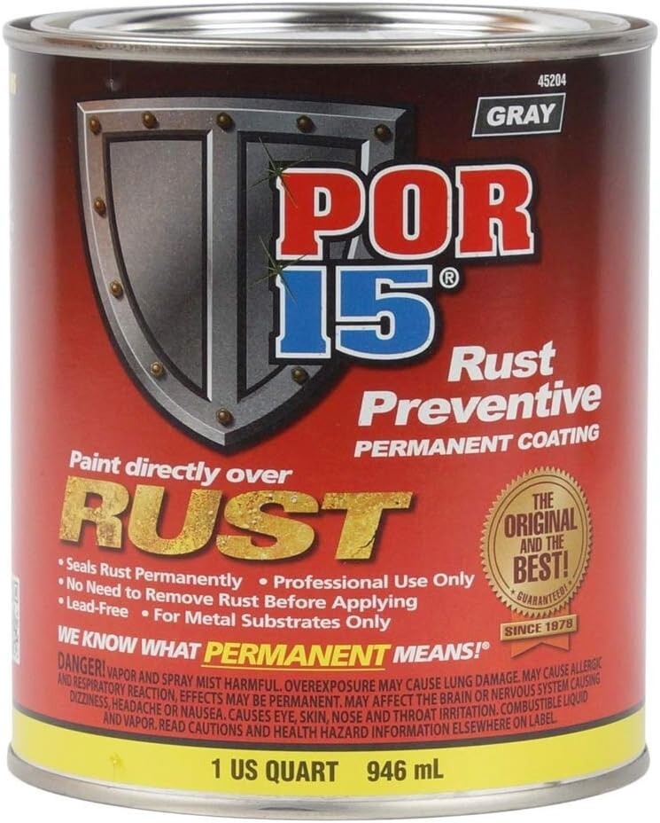 Por-15 45204 (RUST PREVENTATIVE GRAY COATING QUART)