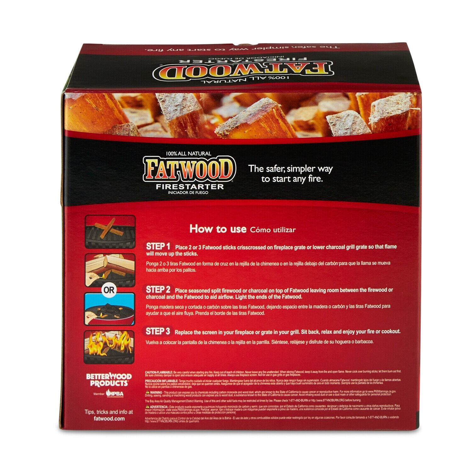 BETTERWOOD PRODUCTS FATWOOD 9987 100% NATURAL FIRESTARTER 5LB FAST SHIP 8605610