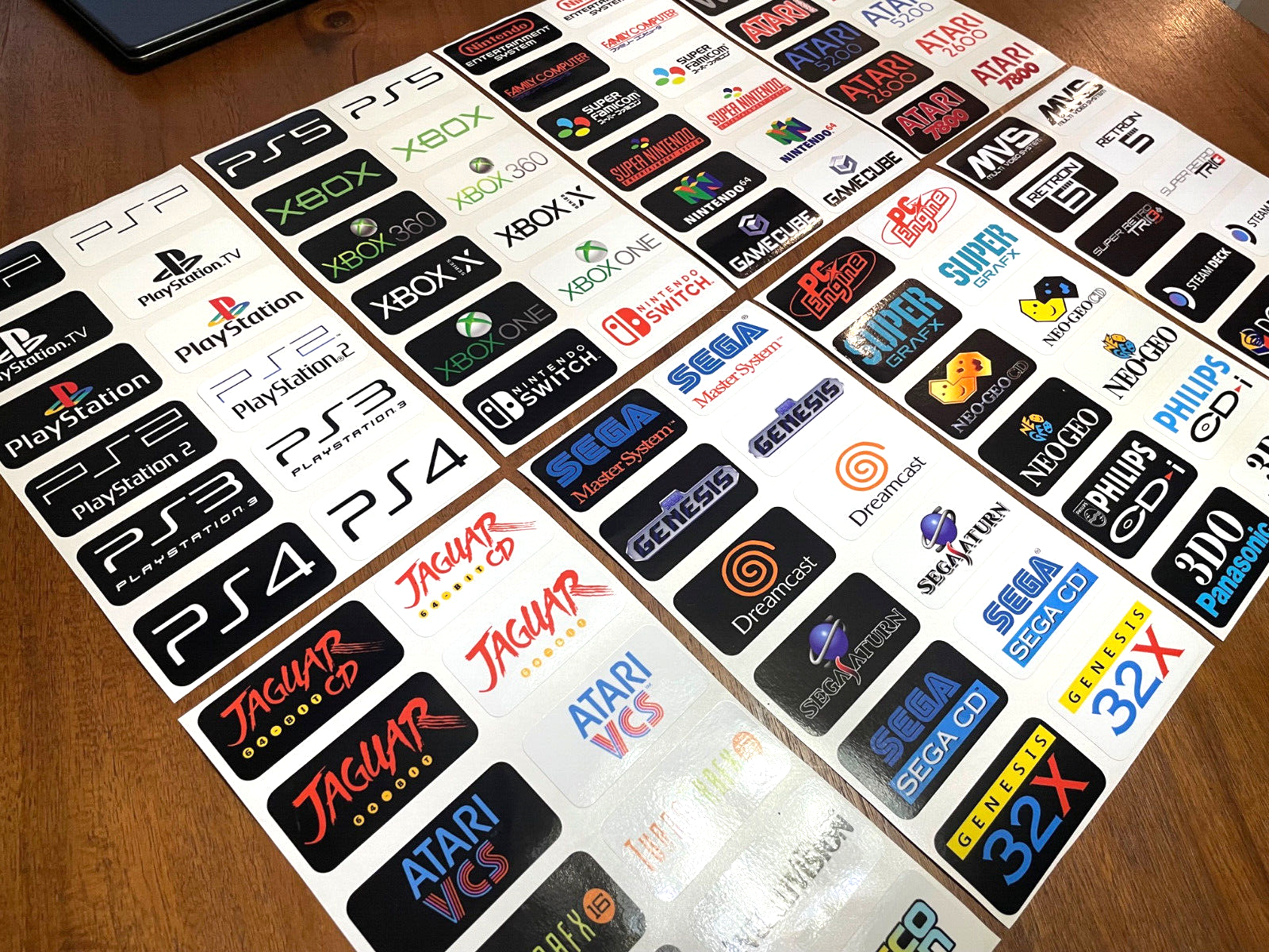 Video Game System/Console Labels for Storage & Organization - Custom Labels