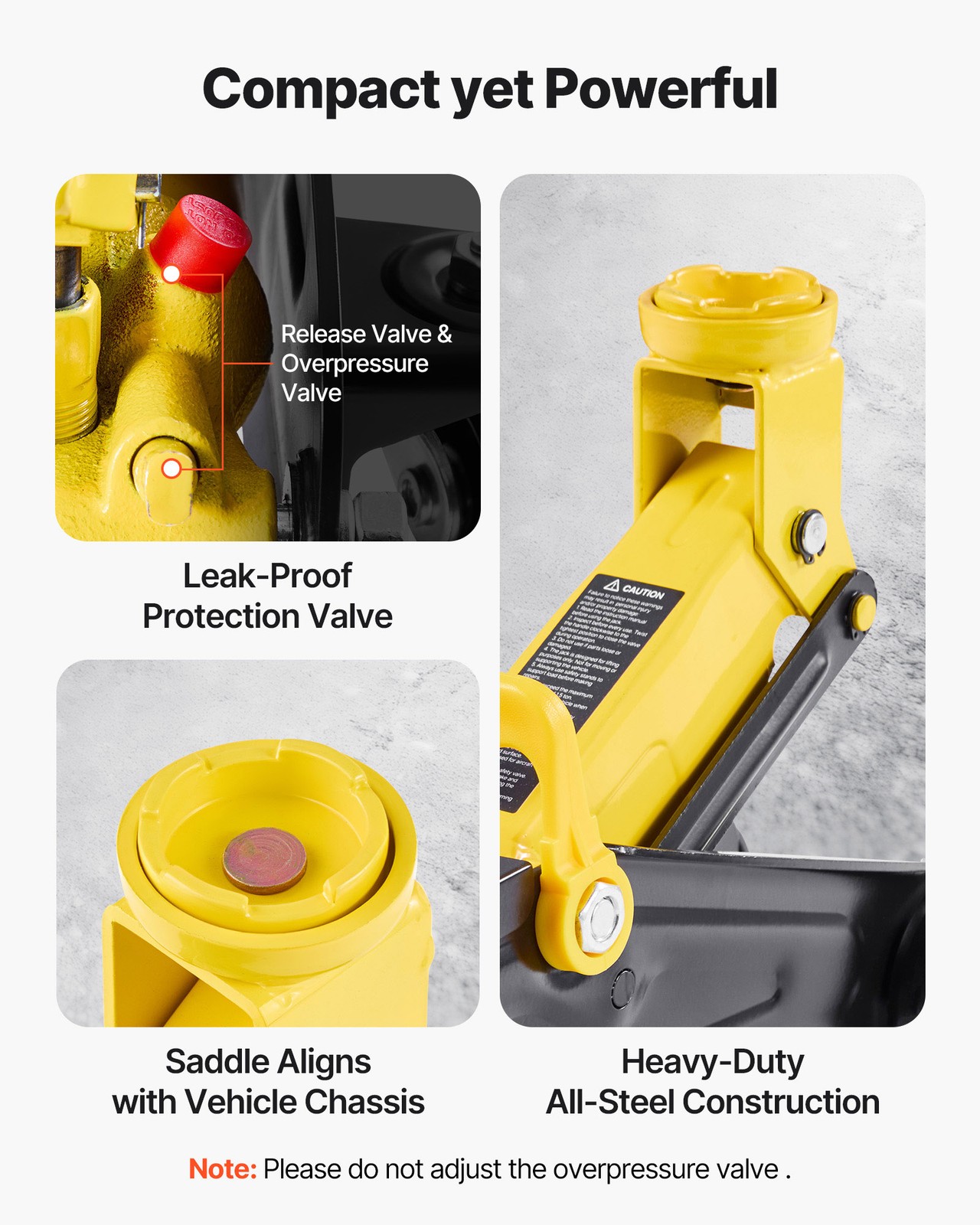 VEVOR Low Profile Floor Jack Steel Hydraulic Car Jack 1.5 Ton Single Piston Pump