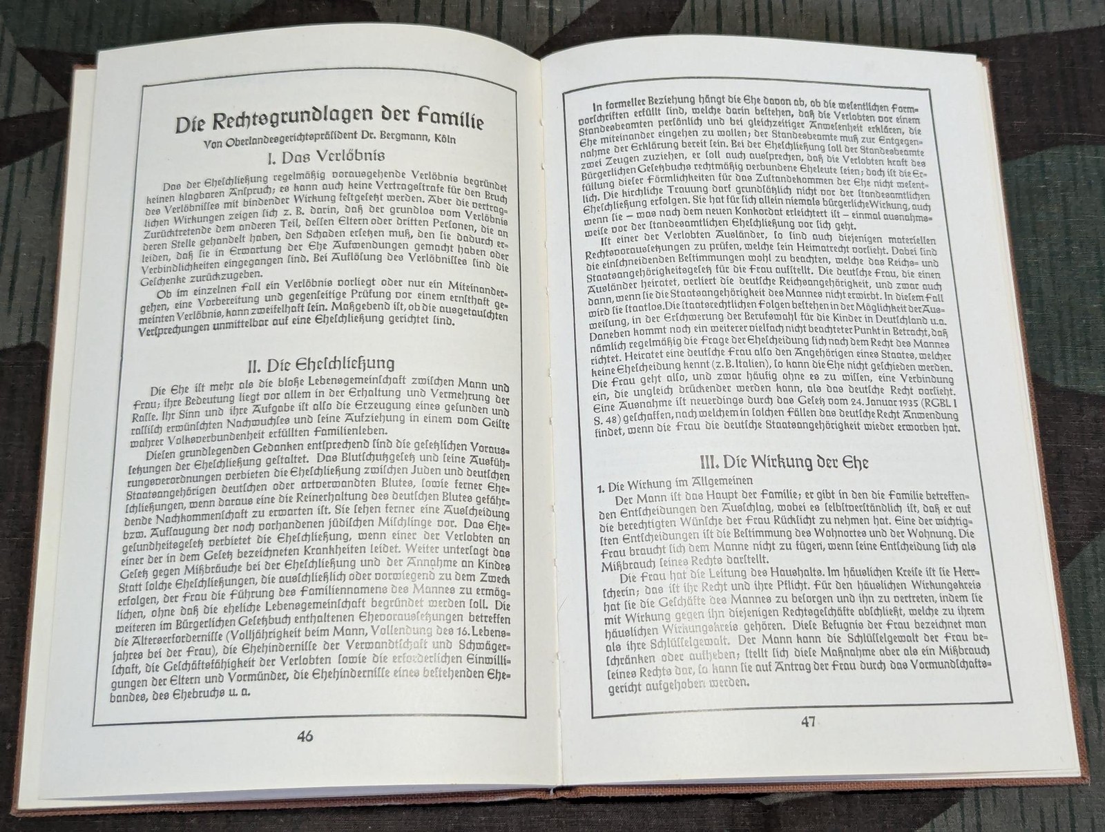 WWII German Deutsches Einheits Familien Stammbuch Family Record Book Ancestry