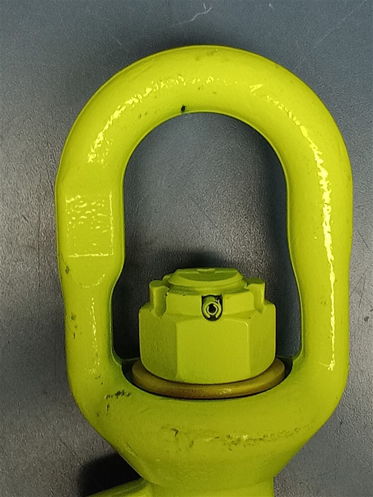 Gunnebo Z101347 / 590462, LKN-13-10, 15,000 lbs WLL, Eye Swivel Hook - w/Latch