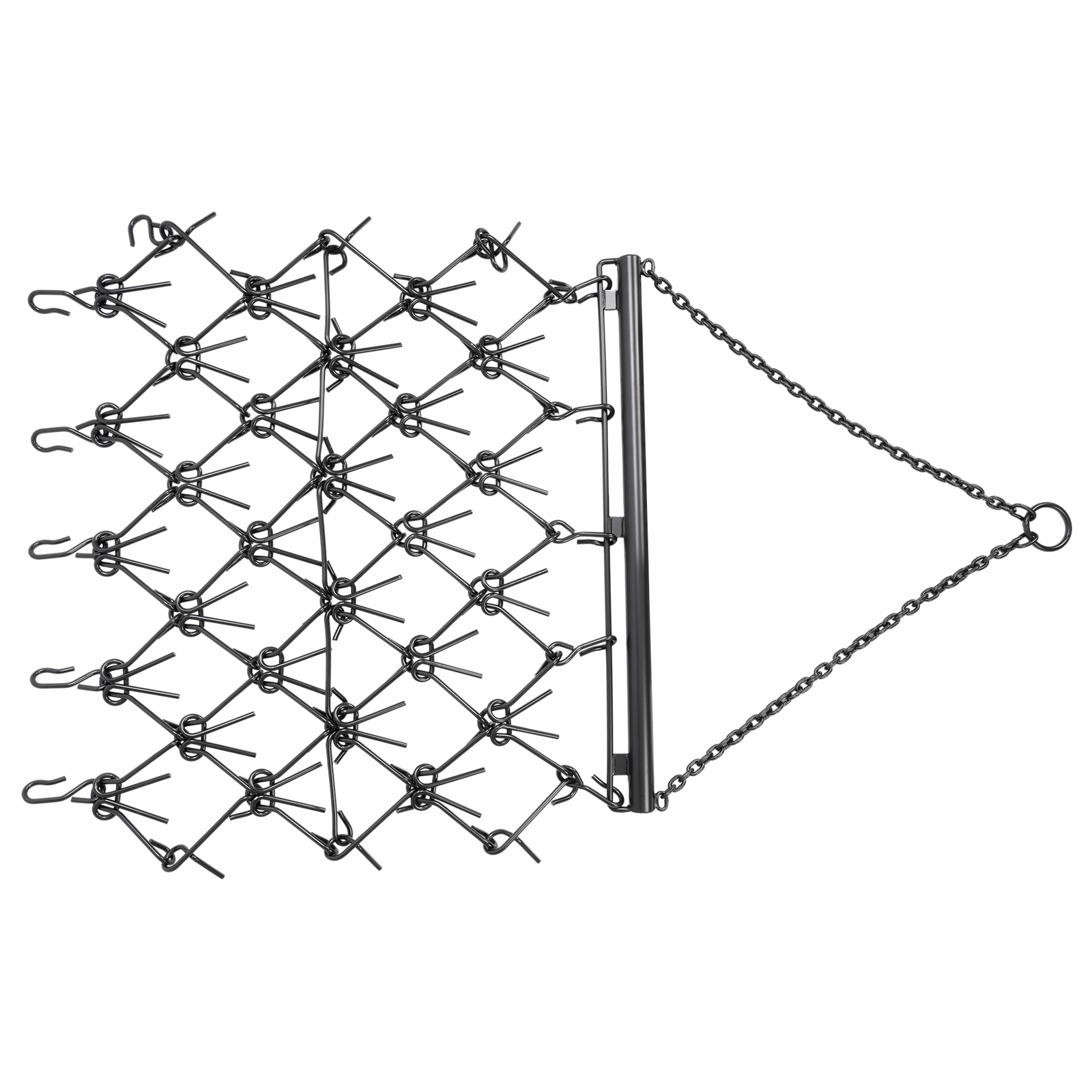 4FT X 4FT Heavy Duty Drag Harrow For ATV UTVs Leveling Grading Powder Coated