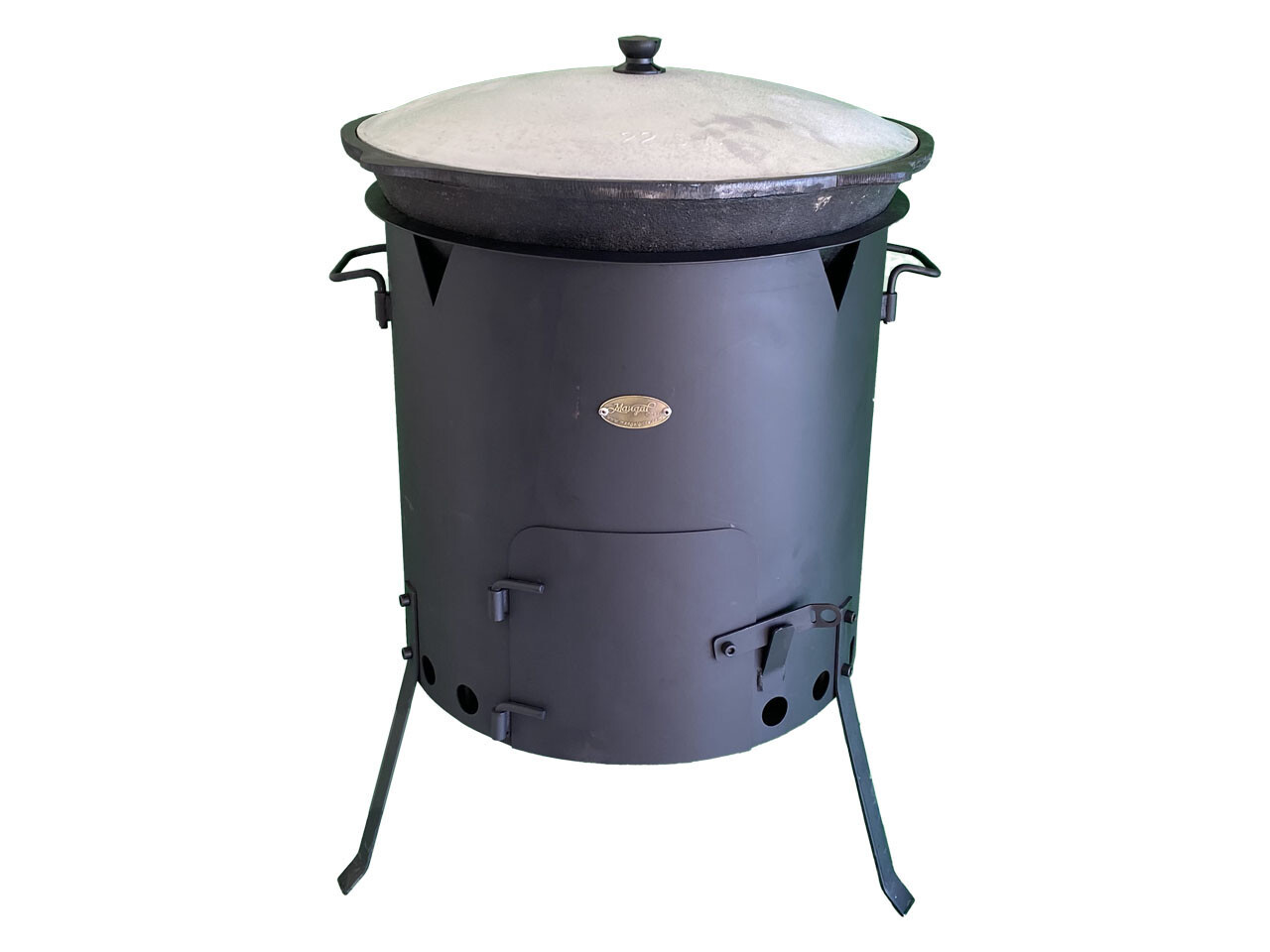 22L Authentic Uzbek Kazan Traditional Cast Iron Cauldron Pilaf Plov Lagman Wok