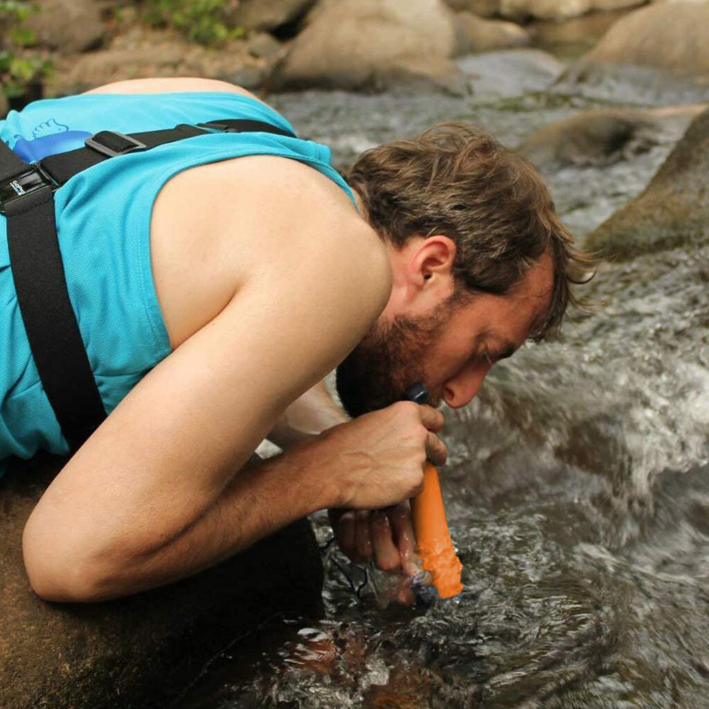 Water Filter Straw Personal&Portable|Carry Case F Survival/Prepping/Emergency