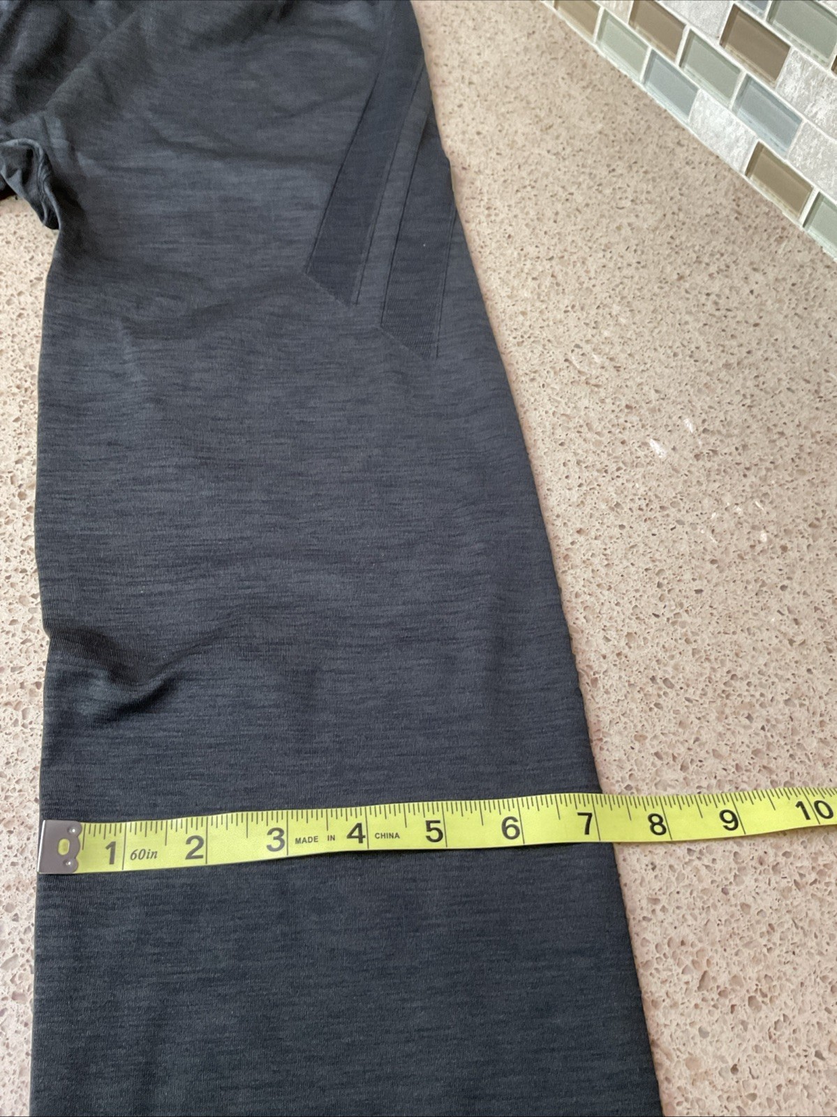 Mens Stio Leggings Boundary Tights Sz XL Black Heather Outdoor Hiking New