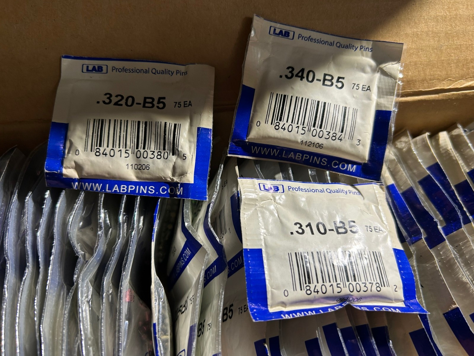 Lab security systems pin sets / sleeve 2 - all unused / locksmith