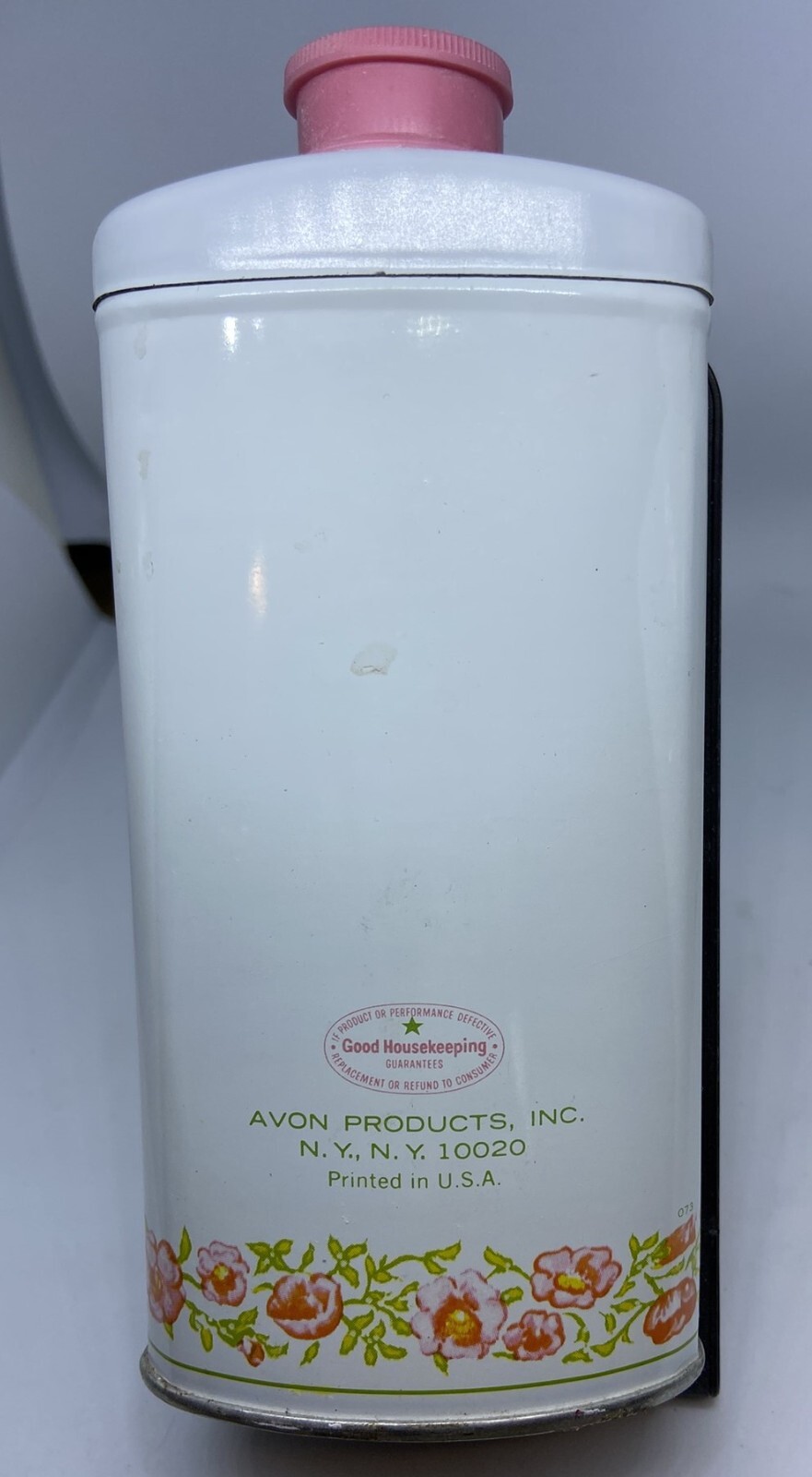 Vintage Avon To A Wild Rose Tin Talc Body Powder 2.75 Oz Full Tin