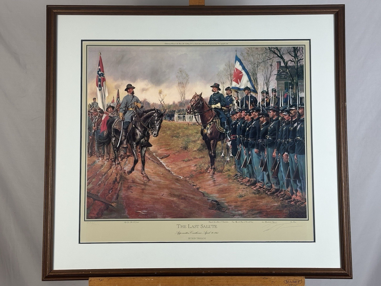 The Last Salute Don Troiani Limited Edition Civil War Framed Print Appomattox