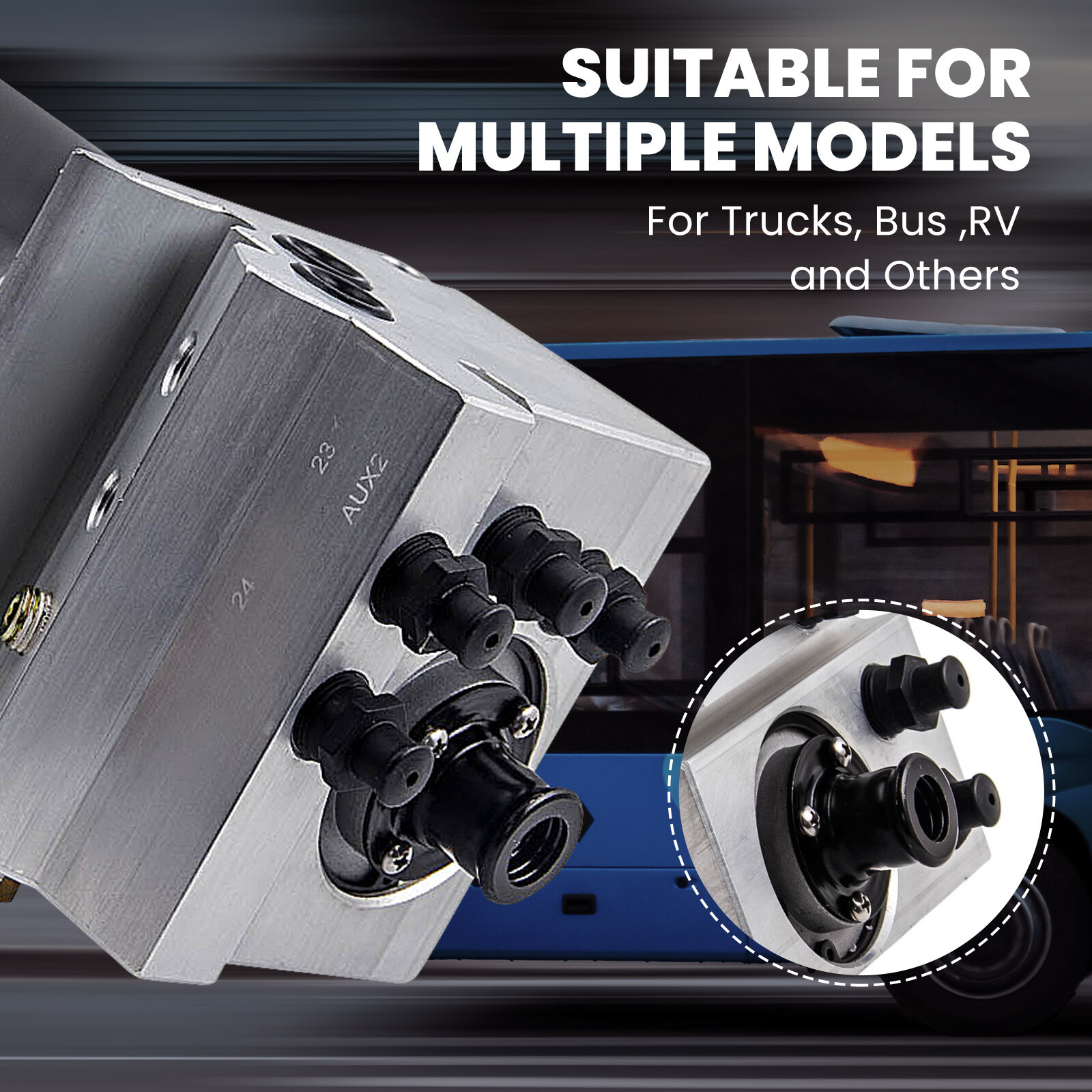 Air Dryer Extended Purge Replaces for Volvo for Bendix 801266, 5010696X, 5004050