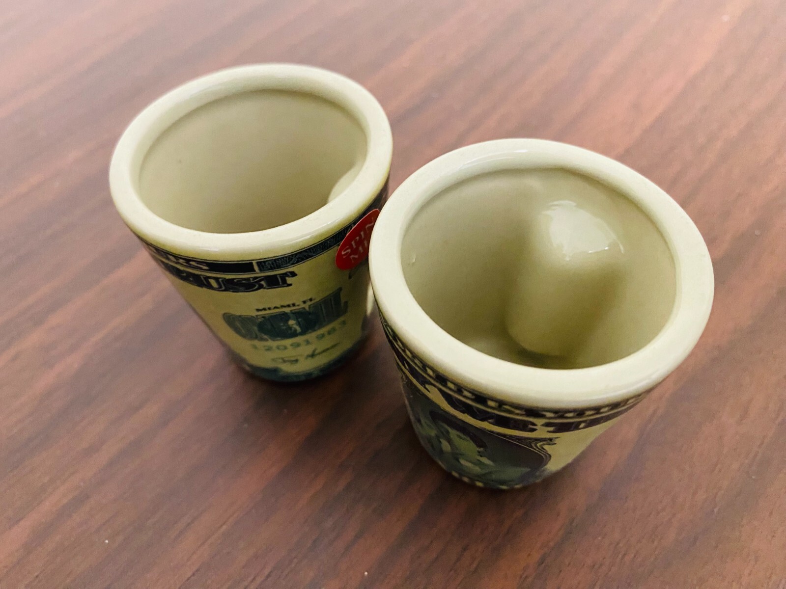 Set of 2 Scarface Spinning Shot Glass Tony Montana