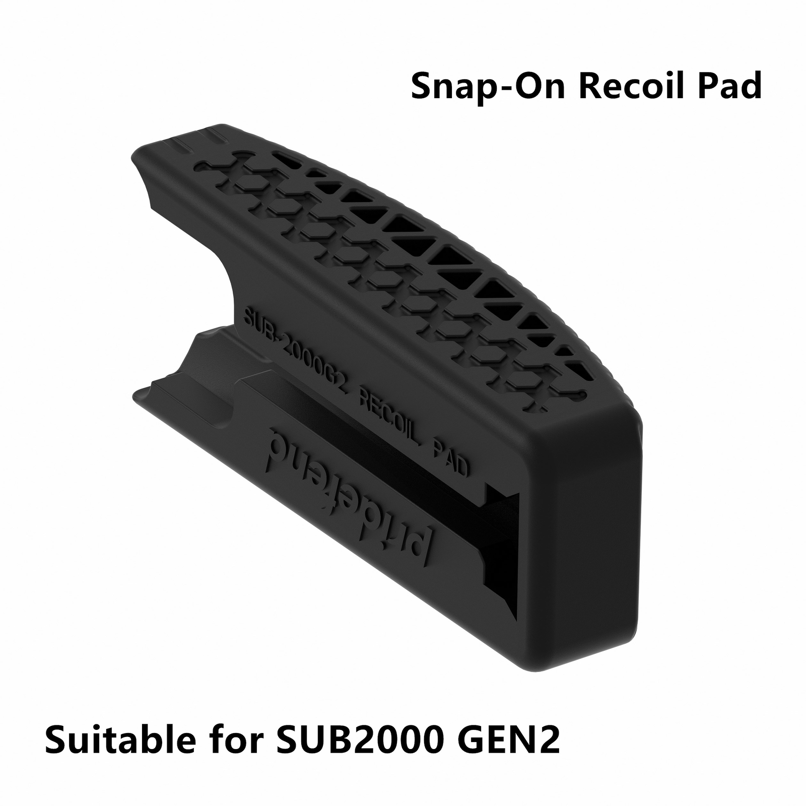 Recoil Pad, Non-Slip Butt Pad, Recoil Reducing Pad for SUB-2000G2 Rifle
