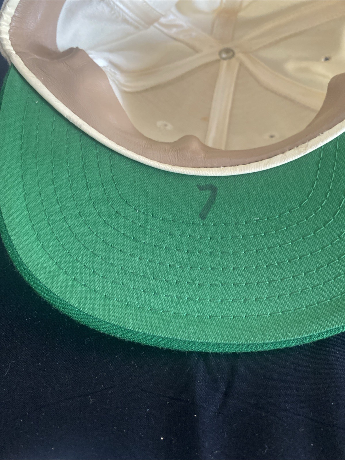 Chuck Tanner 1976 Oakland Athletics Coach Manager Game Used Hat #7 GU1