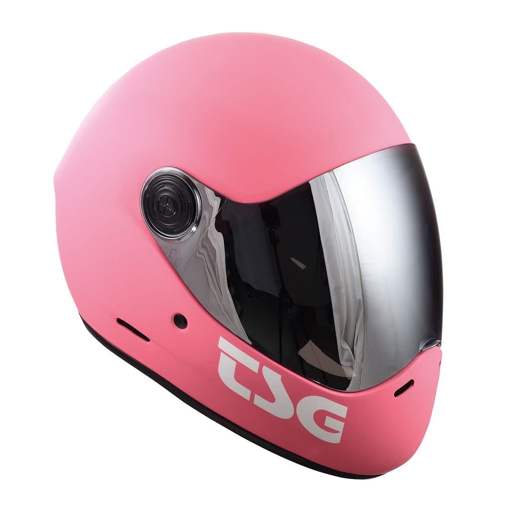 TSG - Pass Pro Full-face Helmet, Downhill Skateboarding, Matt Pink, Medium
