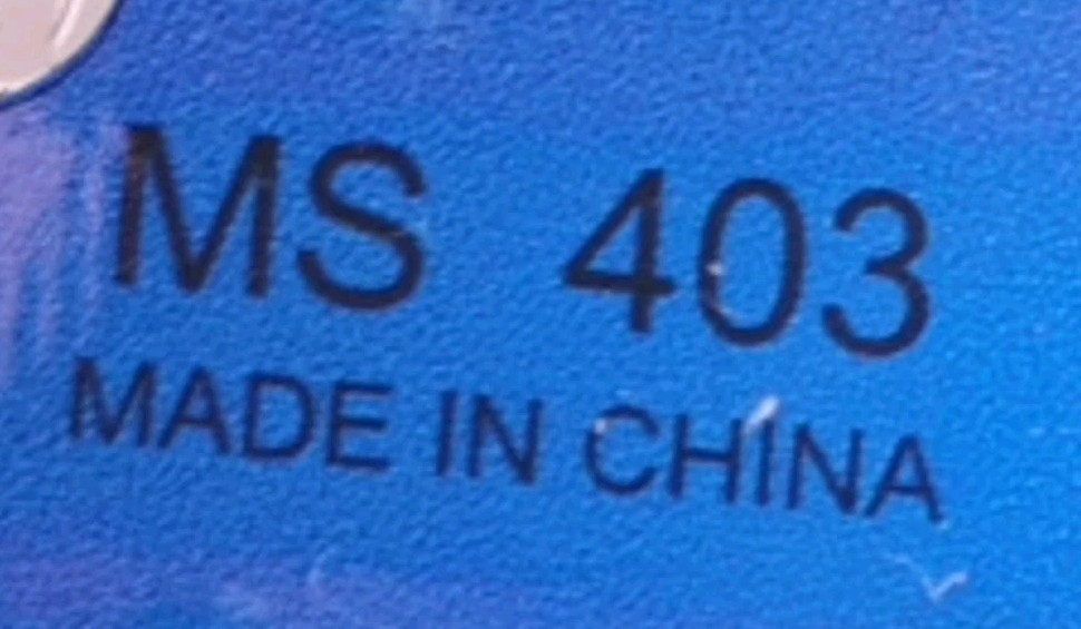 Unbranded No. MS403 Wind-Up 7" Walking Blue Space Robot, Working Partially