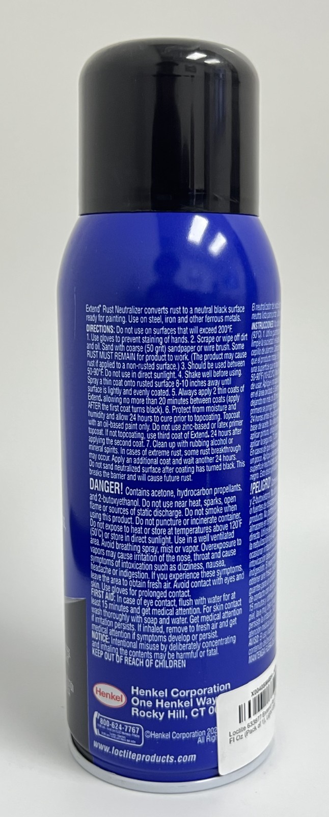 6 PACK - Loctite Extend Rust Neutralizer - 10.2 Oz Aerosol Can - 633877