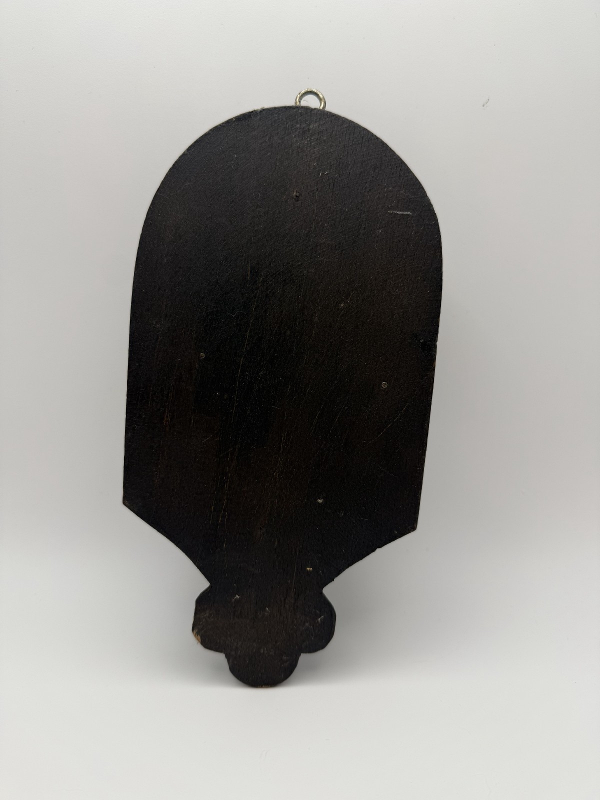 Antique 1800's Wooden Mexican 'Retablo' Religious Hanging